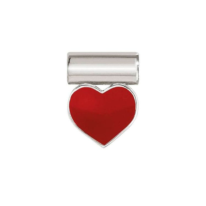 Nomination SeiMia Silver Enamel Red Heart Pendant Charm