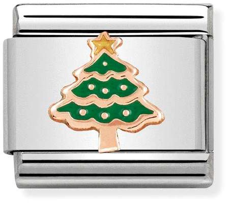 Nomination Classic Rose Gold Christmas Tree Christmas Charm