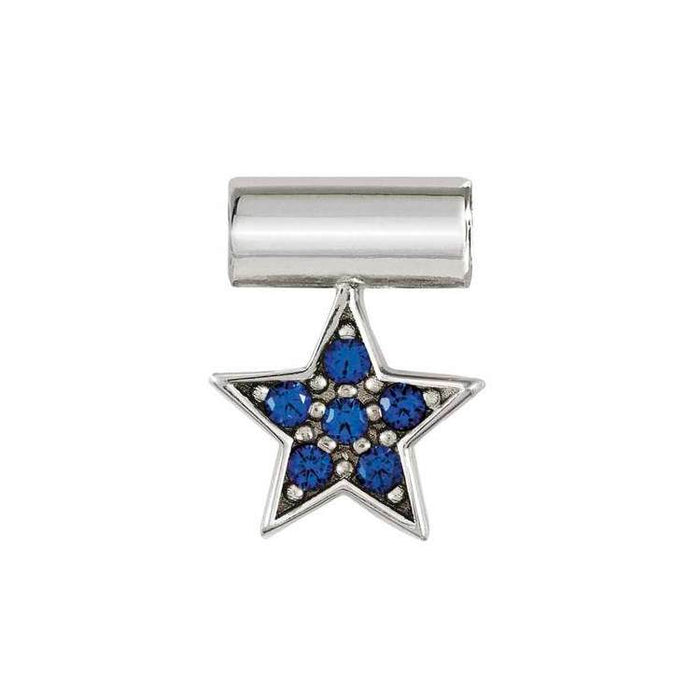Nomination SeiMia Silver Cubic Zirconia Blue Star Pendant Charm