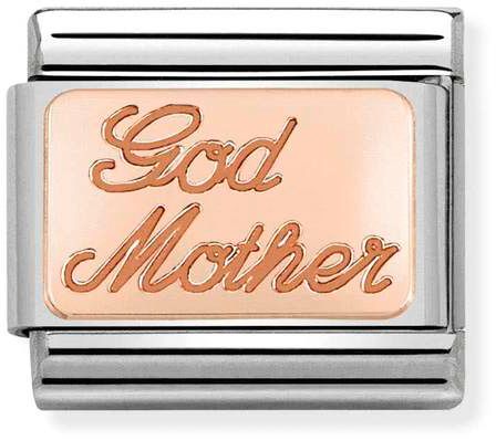 Nomination Classic Rose Gold Plates God Mother Charm