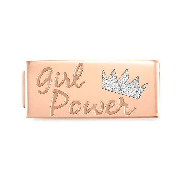 Nomination Composable Glam Rose Gold Girl Power Bracelet