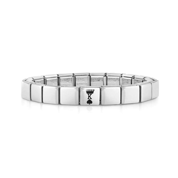 Nomination Composable Glam Stainless Steel King Of Spades Bracelet