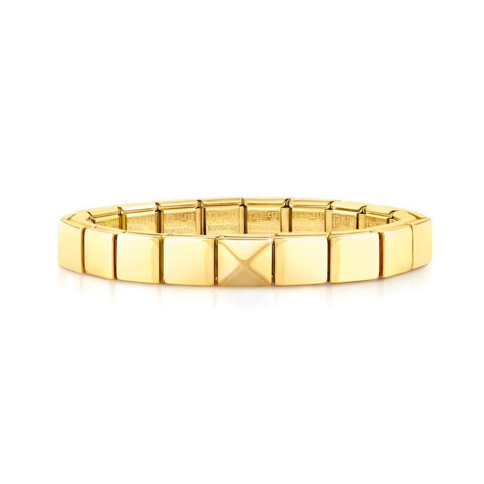 Nomination Composable Glam Gold Pyramid Bracelet