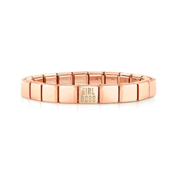 Nomination Composable Glam Rose Gold Girl Boss Bracelet