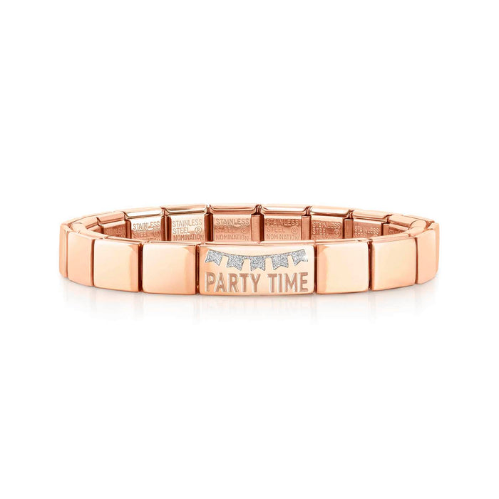 Nomination Composable Glam Rose Gold Party Time Bracelet