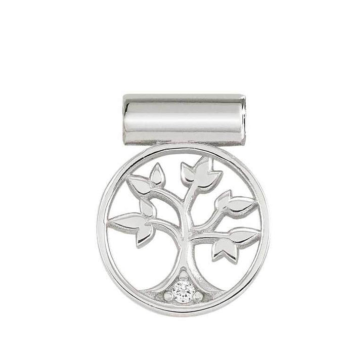 Nomination SeiMia Silver Cubic Zirconia Tree Of Life Pendant Charm