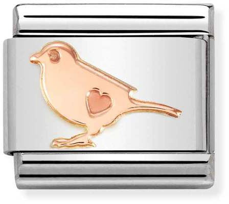 Nomination Classic Rose Gold Symbols Little Bird Charm
