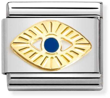 Nomination Classic Gold Symbols Greek Eye Charm