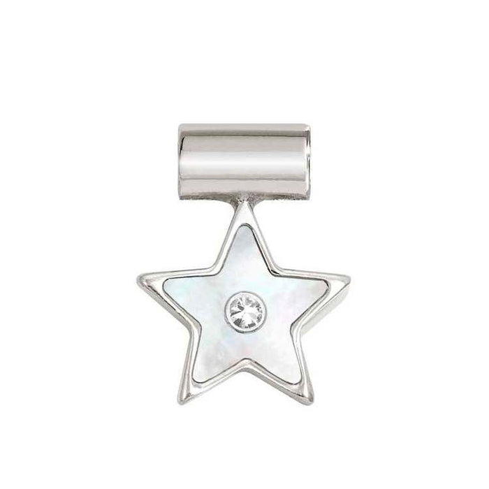Nomination SeiMia Silver Cubic Zirconia White Mother Of Pearl Star Pendant Charm