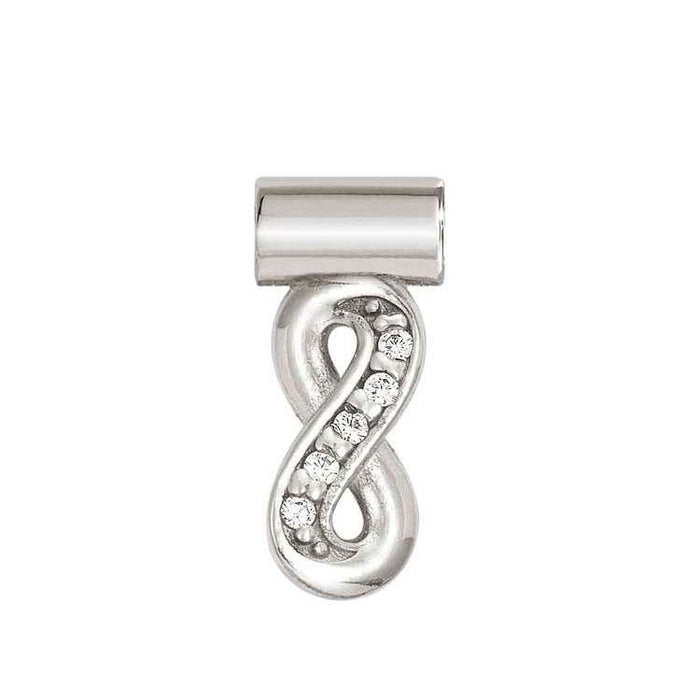 Nomination SeiMia Silver Cubic Zirconia Infinity Pendant Charm