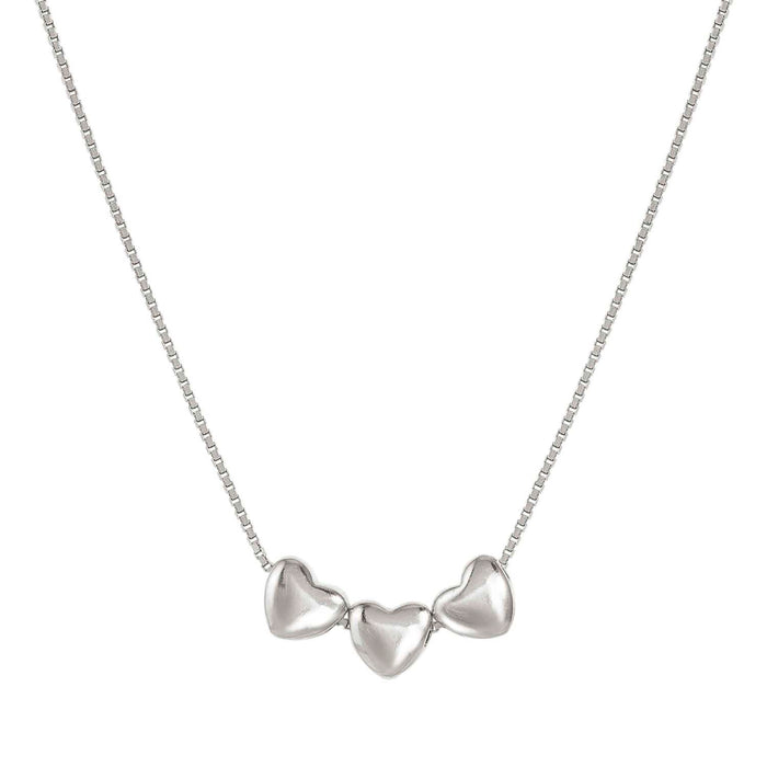 Nomination Armonica Three Hearts Silver Necklace