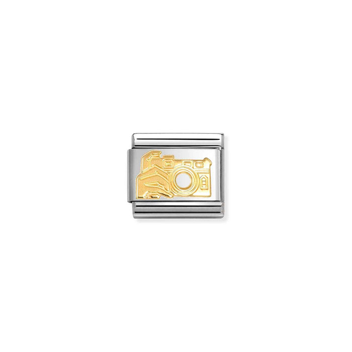 Nomination Classic Gold Tech Camera Charm
