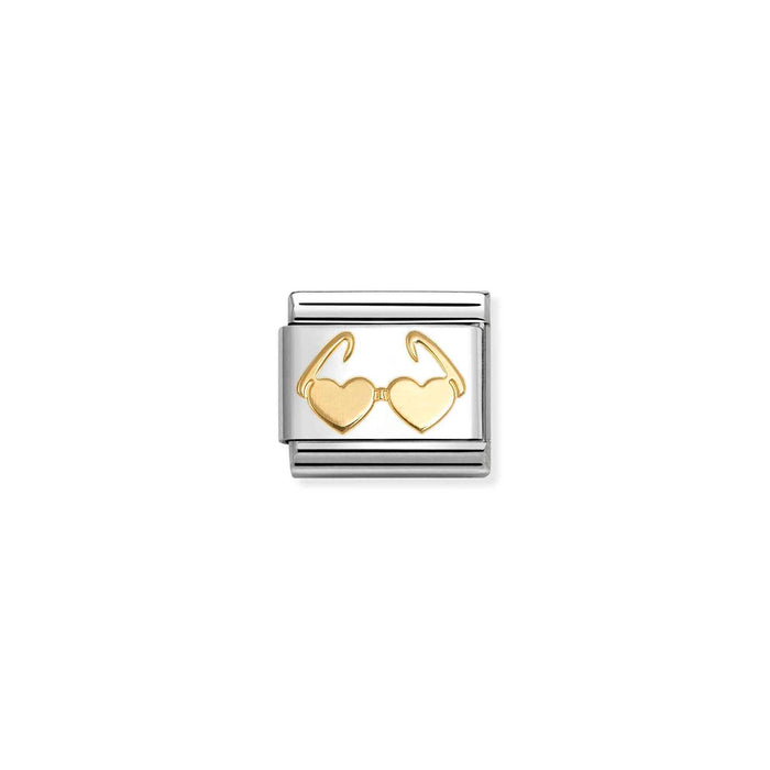 Nomination Classic Symbols Heart Sunglasses Gold Charm