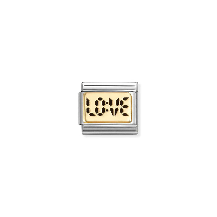 Nomination Classic Gold Symbol Love Charm