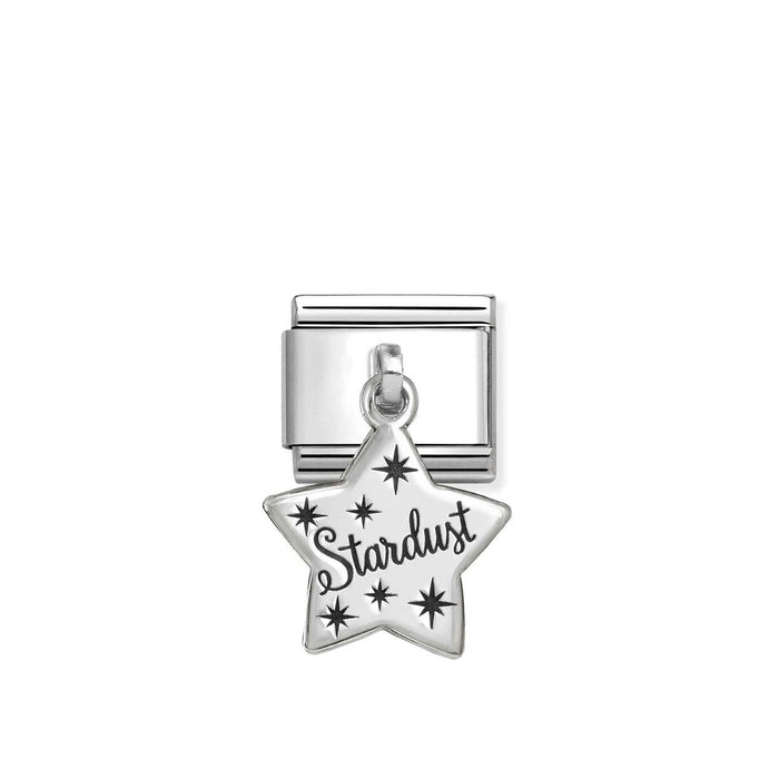 Nomination Classic Silver Plate Stardust Pendant Charm