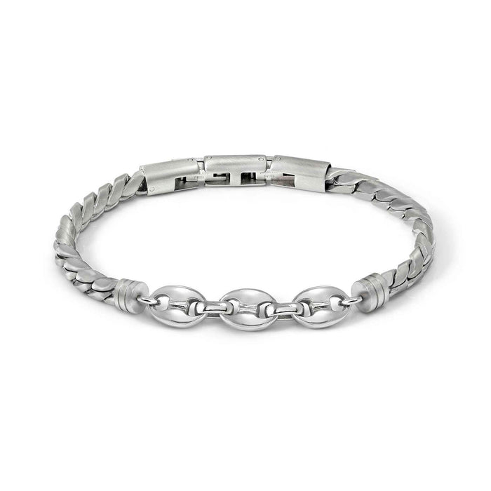Nomination Man Vision Silver Rope Bracelet