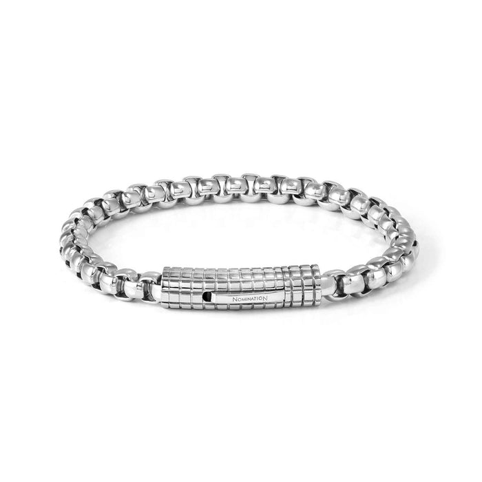 Nomination Man Vision Corn Bar Silver Bracelet