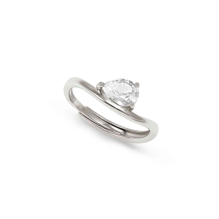 Nomination My Rebel Art White Stone Silver Ring