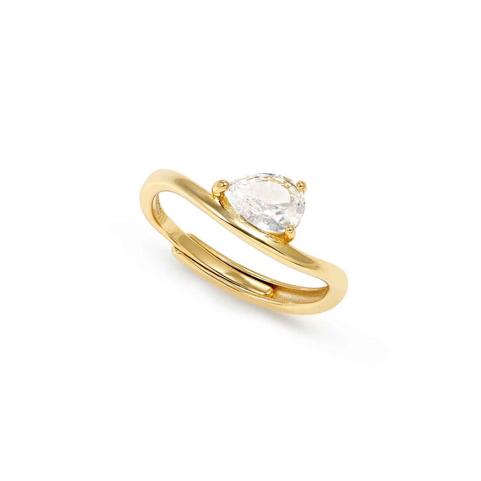 Nomination My Rebel Art White Stone Gold Ring