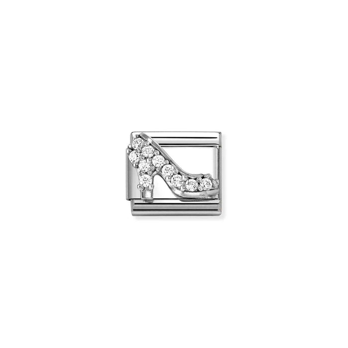 Nomination Classic White High Heel Shoe Charm