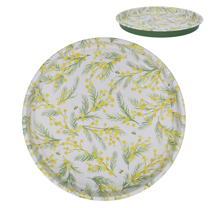 Gisela Graham Mimosa Metal Tray