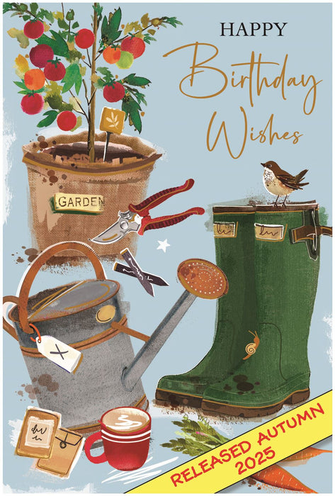Jonny Javelin 'Happy Birthday Wishes' Birthday Card