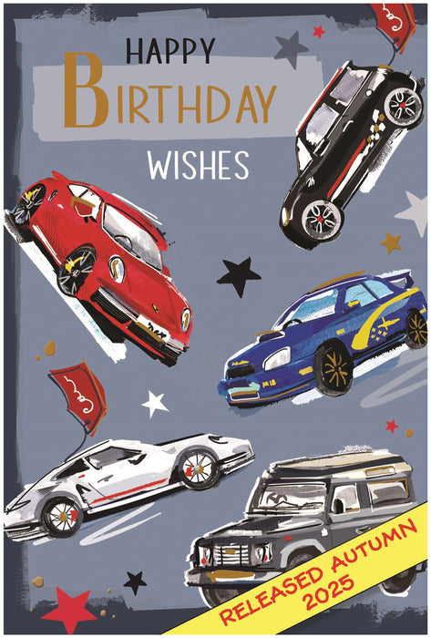 Jonny Javelin 'Happy Birthday Wishes' Birthday Card
