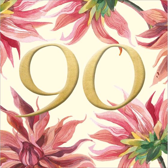 Woodmansterne Emma Bridgewater '90th Birthday Blossoms' Birthday Card
