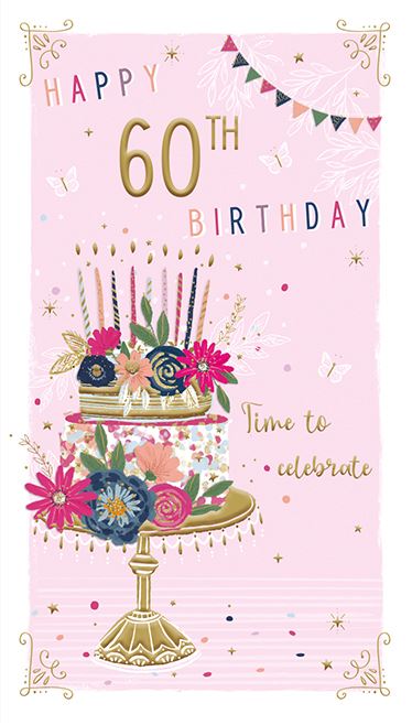 ICG 'Happy 60th Birthday' Birthday Card