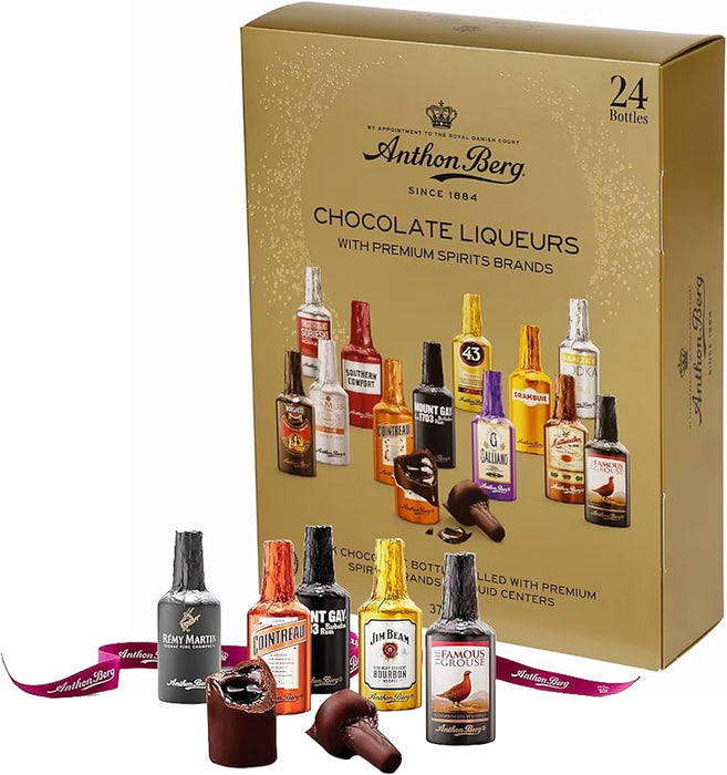 Anthon Berg 24pc Chocolate Liqueurs Minibar