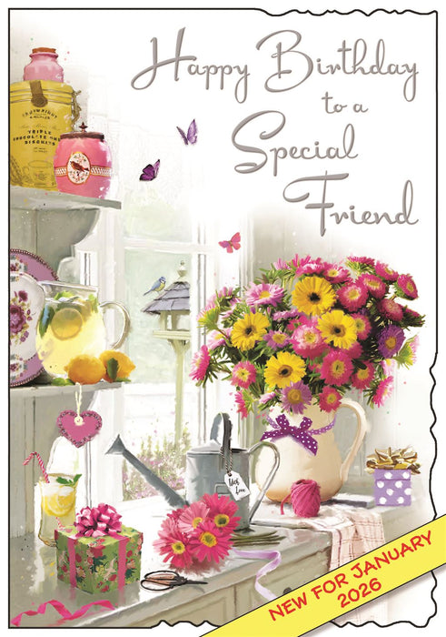 Jonny Javelin 'Happy Birthday To A Special Friend' Birthday Card