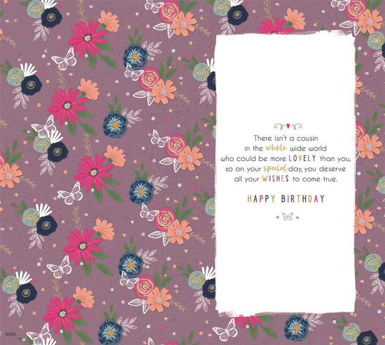 ICG 'For A Wonderful Cousin On Your Birthday' Card