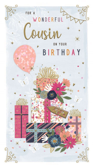 ICG 'For A Wonderful Cousin On Your Birthday' Card
