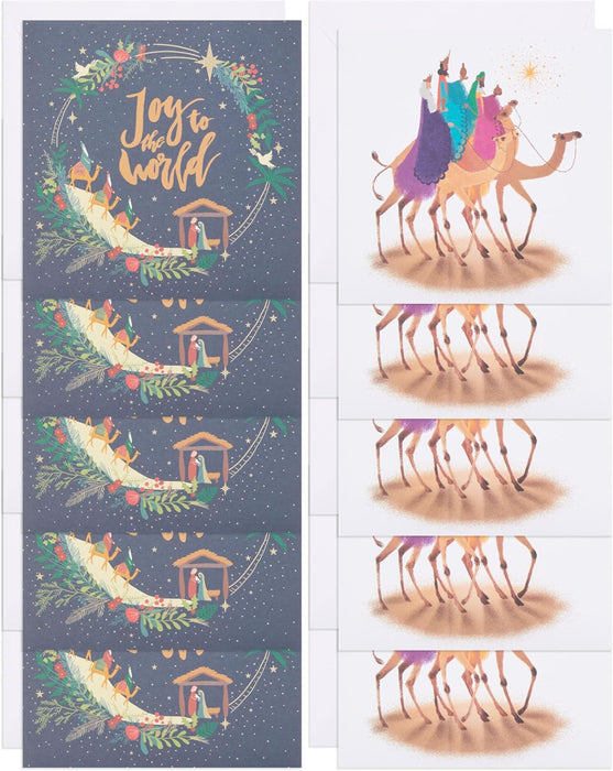 UKG 'Open Cards' Christmas Card Boxed Pack Of 20