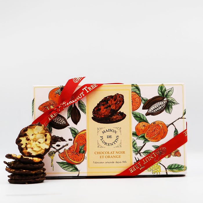 Walnut Tree Dark Chocolate Orange Florentines Box