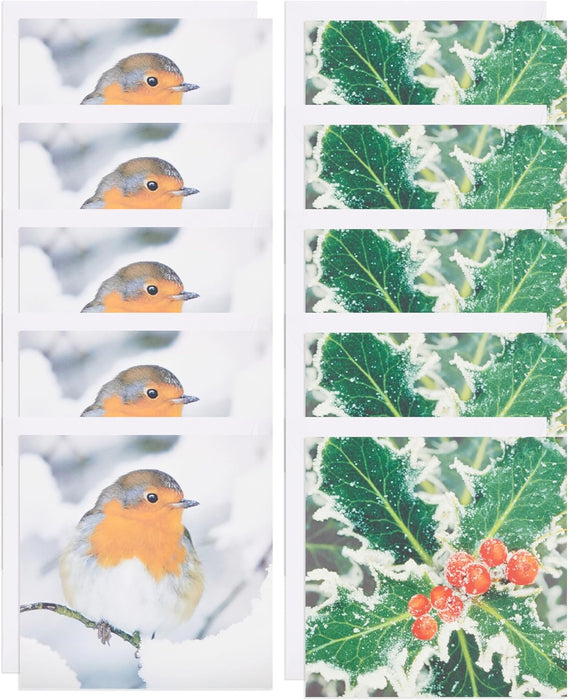 UKG 'Open Cards' Christmas Card Boxed Pack Of 20