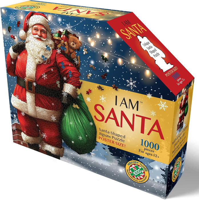 Madd Capp I Am Santa Father Christmas Shaped 1000 Piece Jigsaw Puzzle