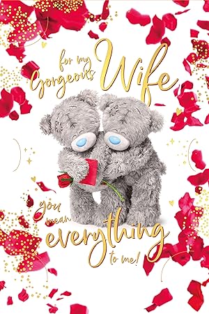 Carte Blanche 'For My Gorgeous Wife' Birthday Card