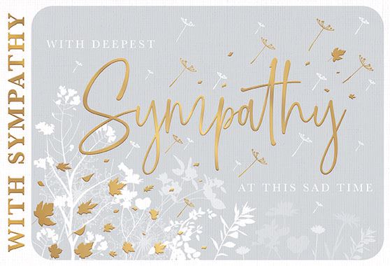 Words & Wishes 'With Sympathy' Sympathy Card