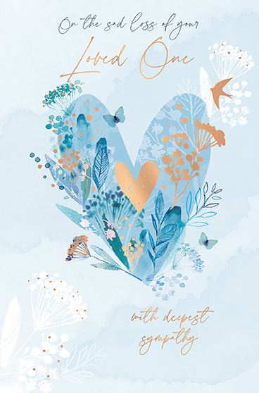 Words & Wishes 'On The Loss Of A Loved One' Sympathy Card