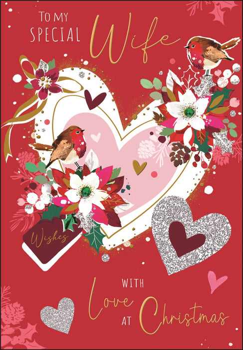 Jonny Javelin 'To My Special Wife With Love' Christmas Card