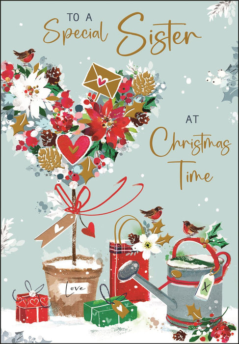 Jonny Javelin 'To A Special Sister At Christmas Time' Christmas Card