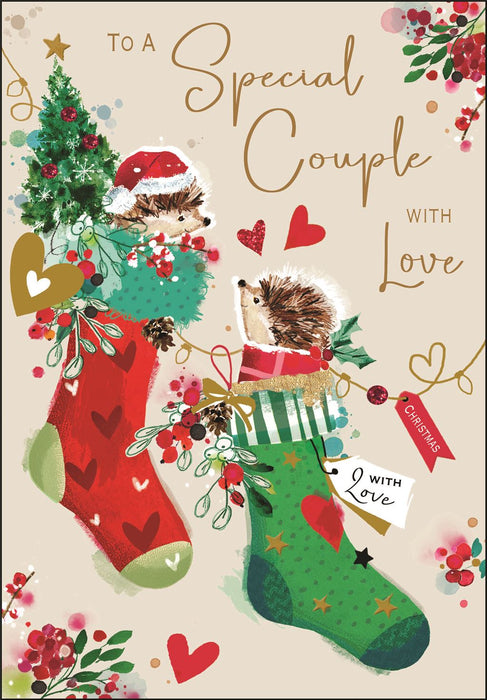 Jonny Javelin 'To A Special Couple With Love' Christmas Card