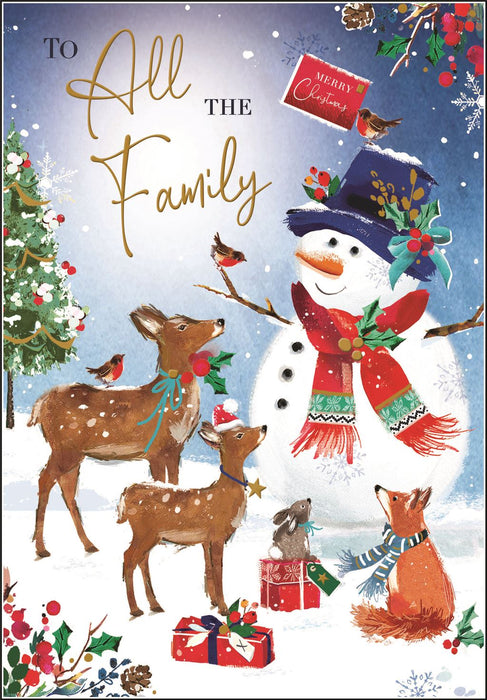 Jonny Javelin 'To All The Family' Christmas Card