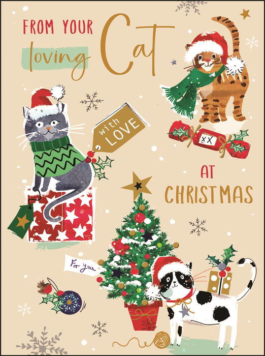Jonny Javelin 'From Your Loving Cat' Christmas Card