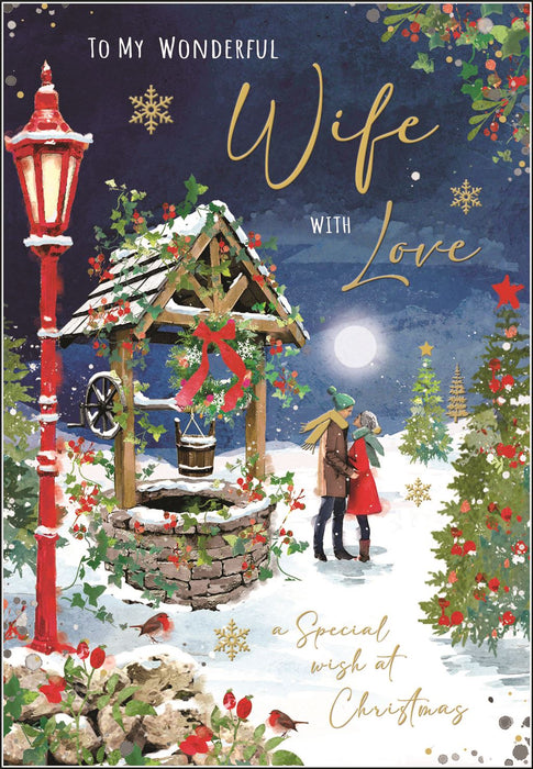 Jonny Javelin 'To My Wonderful  Wife' Christmas Card
