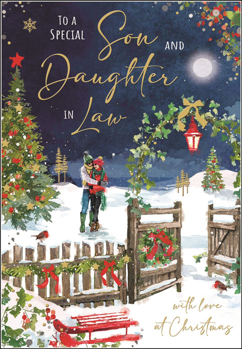 Jonny Javelin 'To A Special Son & Daughter In Law' Christmas Card