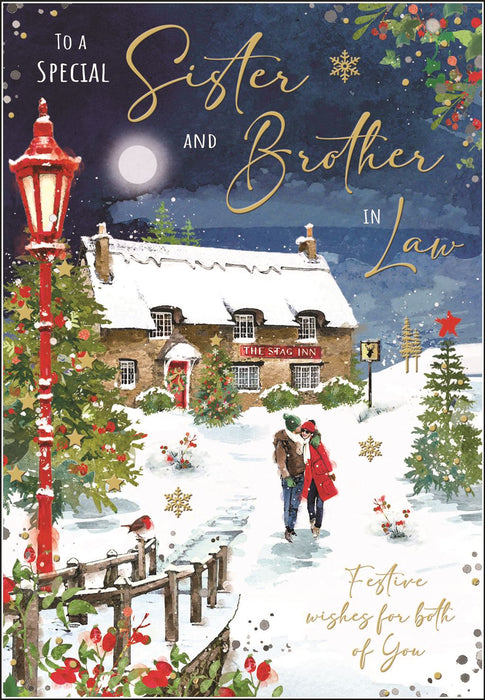 Jonny Javelin 'To A Special Sister And Brother In Law Pub' Christmas Card