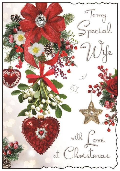 Jonny Javelin 'To My Special Wife' Christmas Card