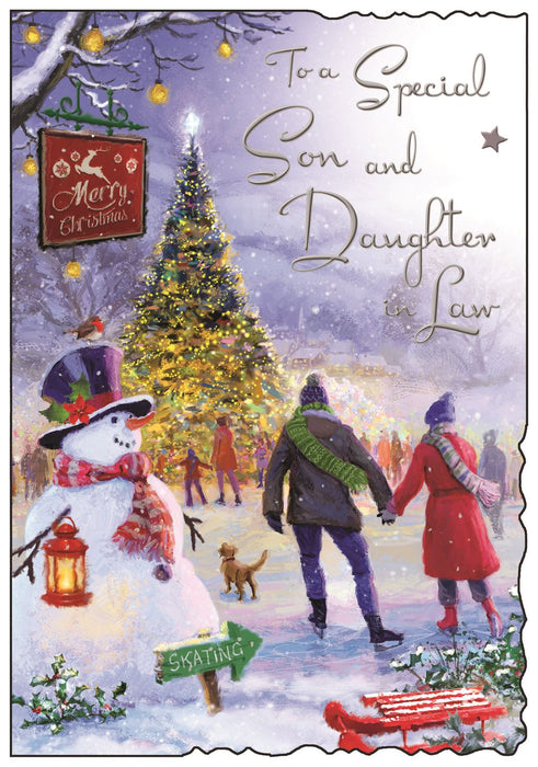 Jonny Javelin 'To A Special Son & Daughter In Law' Christmas Card